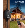 DEWENWILS Outdoor Remote Control Outlet,1 Remote 1 Outlet with SJTW