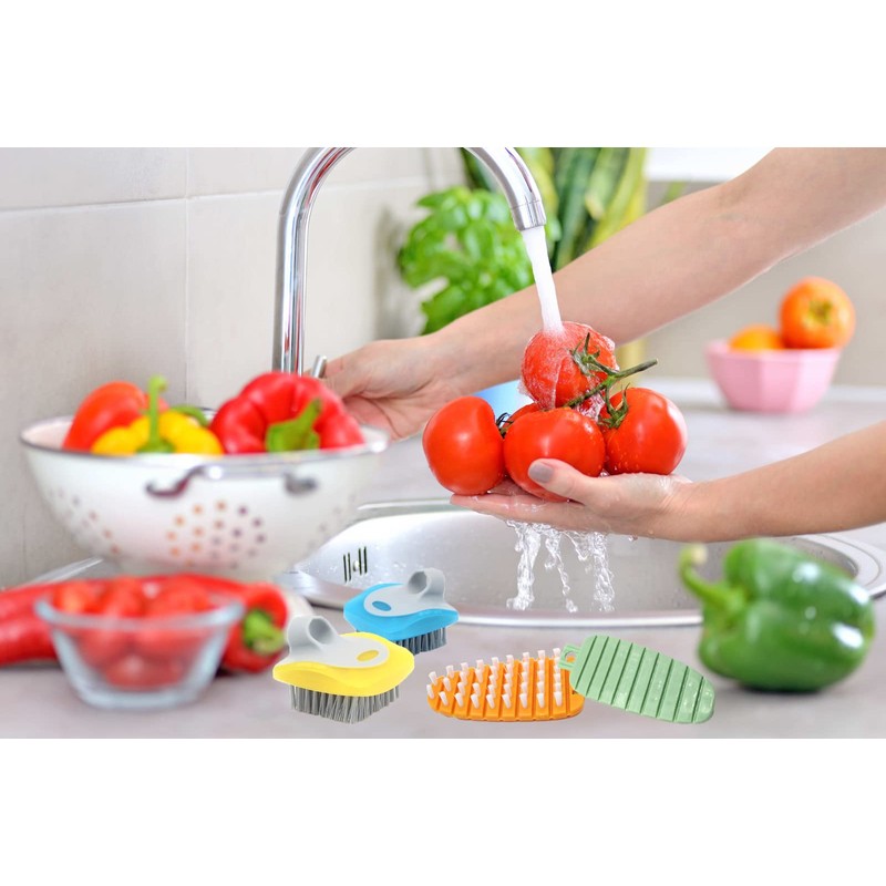 Vegetable Brush Set, Potato Scrubber Brush, Vegetable Brush Scrubber for