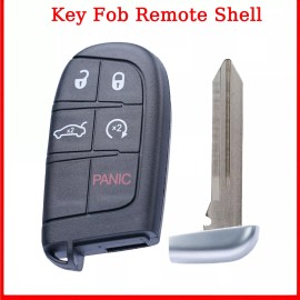 MEC-AUTOMOTIVE  For Dodge Charger Challenger Jeep Chrysler Remote Key Fob Cover Shell Case