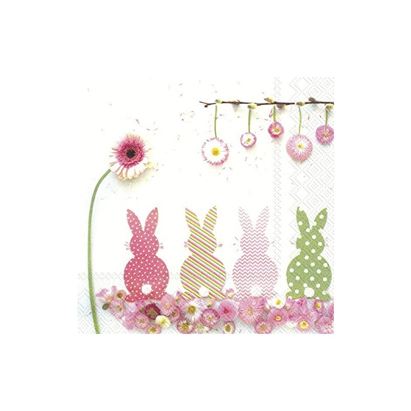 Serviette "Colourful Easter Bunny" Pack of 20