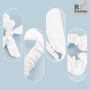 RP Remarkable Power, 65 Pack White Cotton Scrunchies for Tie