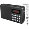 auvisio Mini Radio Bluetooth: FM-Taschenradio, Bluetooth, MP3-Player, Display, USB, microSD