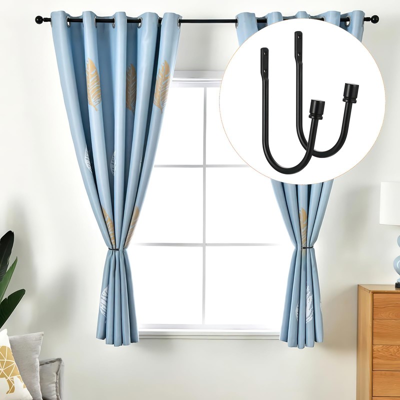 XxinXrong2 Pcs Curtain Drapery Holdbacks, Curtain Tie Backs, Curtain Tieback