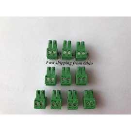 CNNT 2 Poles 3.81mm Phoenix Plug Replacement for Phoenix Contact 1803578 Pack of 10
