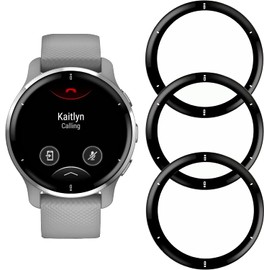 Kelolin Screen Protector Compatible with Garmin Venu 2 Plus, 3D Curved Edges, Scratch-Resistant, Anti-Bubble, HD Shatterproof Flexible Protective Film for Garmin Venu 2 Plus Pack of 3