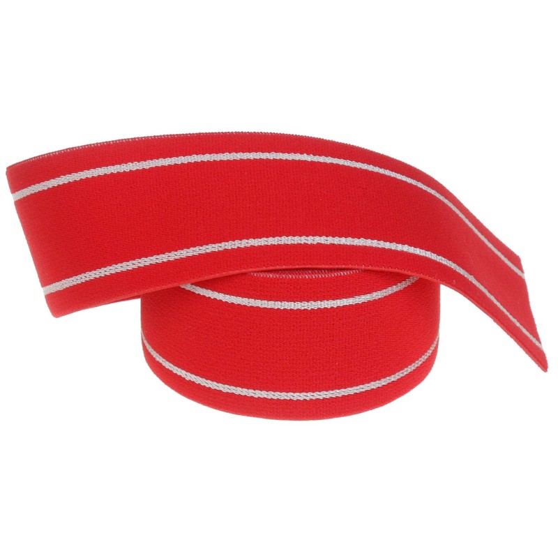 COTOWIN Nylon elástico suave (rojo, 1.5 pulgadas)