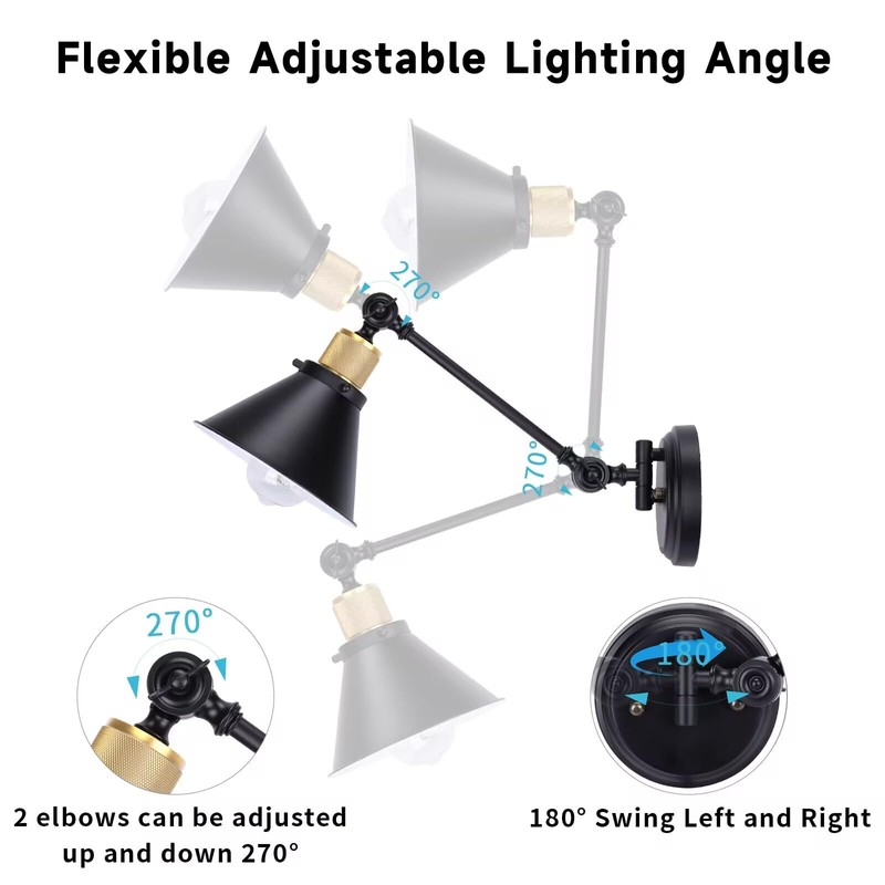 TRLIFE Rechargeable Battery Operated Wall Sconce, Dimmable and Adjustable Color