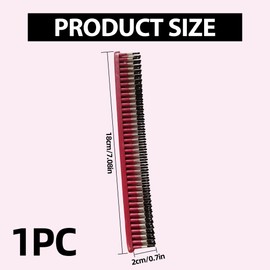 1 Pc Hair Comb Anti-Hair Loss Combs for Women Innovative 3-Row Tooth Design Mini Portable Detangle Comb Suitable for Students Hairdressers and Daily Use