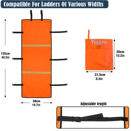 Safety Pool Ladder Guard for Kids,19.7 X 49.2in Pool Ladder Protector Cover with a Storage Bag to Stop Kids from Climbing,Falling,Drowning,Bunk Bed Ladders Guard Protector Pad