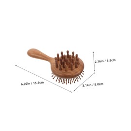 VICASKY Wooden Scalp Comb Dual-sided Hair Care Tool for Relaxing Massage Travel-friendly Design for and Men for Scalp Treatment and Hair Styling