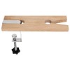 Stroagymoon Professional Wooden Jewelry Bench with Pin Clamp, Essential Tools