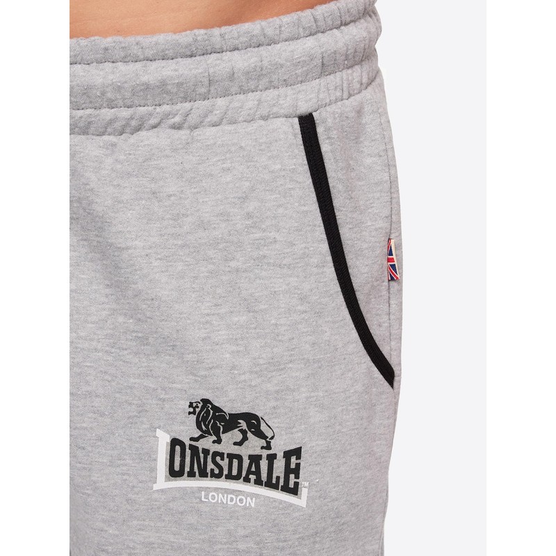 Lonsdale - Jogging Pantalone Lion Two Tones da uomo, Grigio