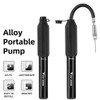 Aluminum Alloy 120PSI Bicycle Tire Pump Portable Bike Inflator Telescopic