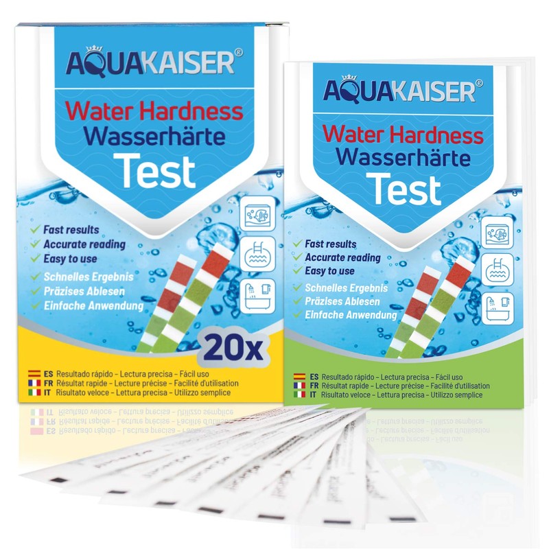 Water Hardness Test Strips °dH - Pack of 20 -