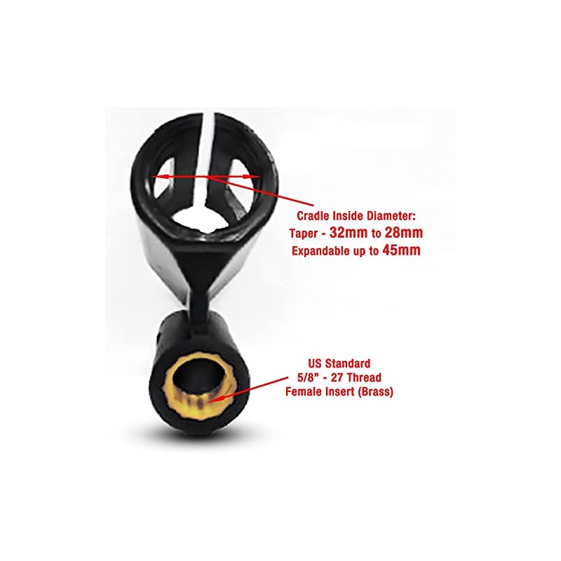 Performance Plus Wireless Mic Holder Large Barrel (MH4W)