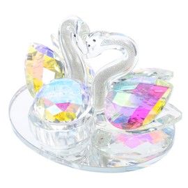 NOLITOY 1pc Swan Shaped Crystal Cup Nail Art Liquid Bowl Manicure Liquid Crystal Dish
