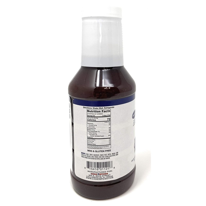 Patriot BBQ Sauce, 18 Ounce Bottle, Original St. Louis Competition