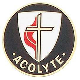 Terra Sancta Guild Acolyte Lapel Pin - Black, Classic Style