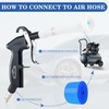 LusterCare Tornado Car Cleaning Gun with Replacement Air Gun Blower