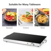 CHEFJOY Electric Warming Tray, Food Warmer w/Large Hot Plates &