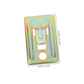 Operitacx 4pcs Water Heater Rack Water Heater Wall Mounting Support Water Heater Wall Mounting Equipment Water Heater Wall Mounting Device Water Heater Wall Mounting Stand Steel Plate Golden