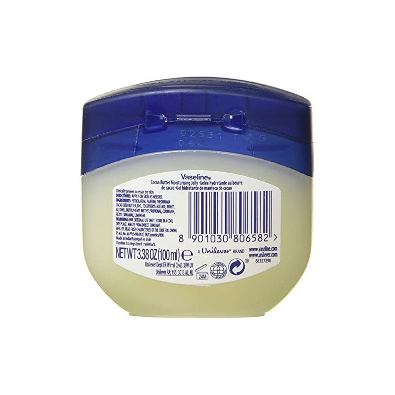 Vaseline pet jelly 100ml cocoa butter