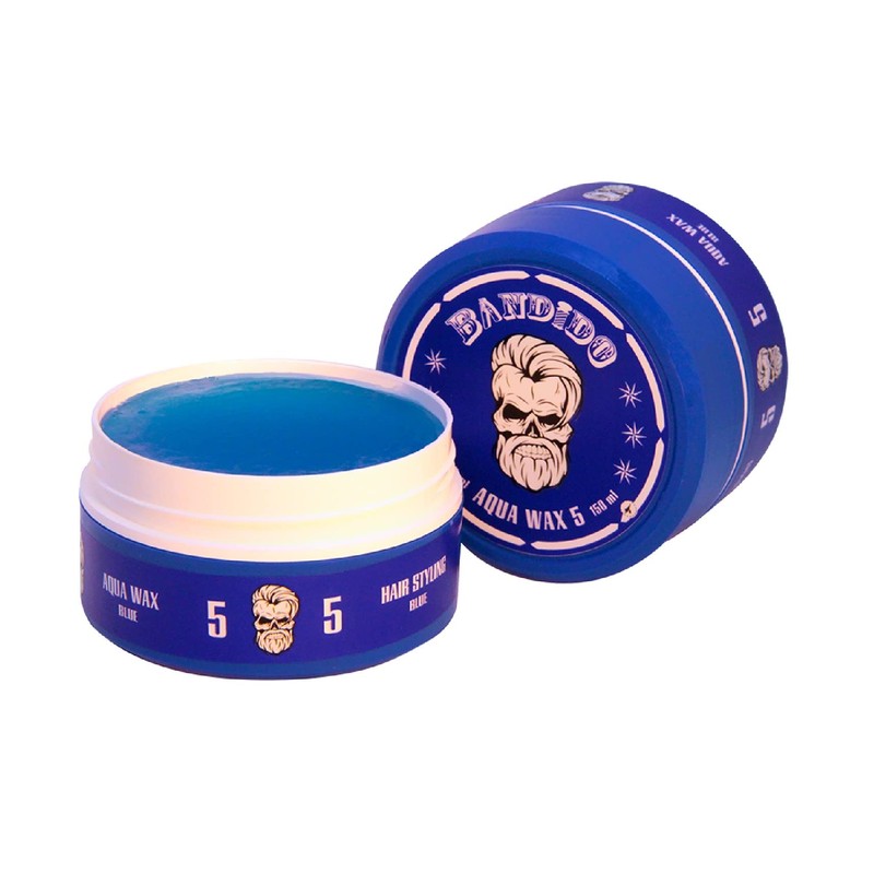 3x Bandido Hair Wax Blue Aqua Hair Wax – Hard