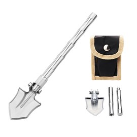 AceCamp Mini Shovel Foldable Detachable Portable Small Hand Shovel with Storage Bag