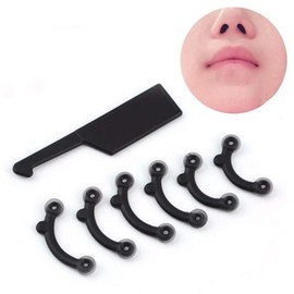 Saluaqui Nose Up Lifting Shaping Clip, Nose Shaper Inserts Nose Lifter Up Lifting Shaping Clip, Silicone Beauty Makeup Cosmetic Tool for Women Men (Assorted Color)
