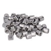 50Pcs Coupling Nut Round M4 Stainless Steel Rod Connector Nut