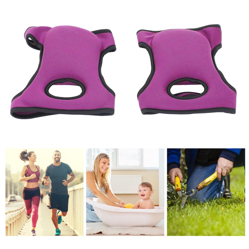 1 Pair Adjustable Knee Pads Multifunctional Waterproof Gardening Kneeling Pad