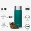 Qwetch - Frosted Emerald Green 400ml Infuser Flask - Nomade