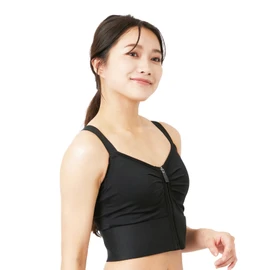 ROSA BLU (Supervisors with Beautiful Breasts) Sports Bra, Night Bra, Slimming, High Underarm Design, Perfect Fit Bra, Rosa Blue, Won't Sway, Adults, Students, Large, Black