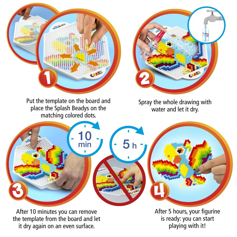 Craze Splash Beads Unicorn Set Water Beads for Children Non-Toxic