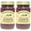 Amish Homemade Style Strawberry Rhubarb Jam 2-19 Ounce Non-GMO All