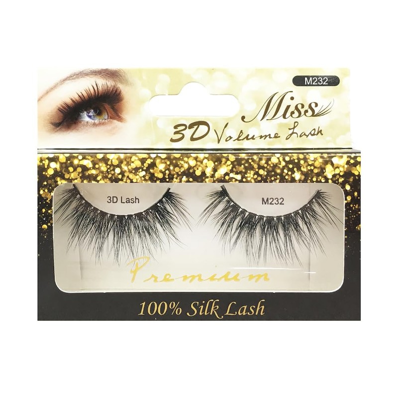 [4 PACKS] Miss Lashes 3D Volume Tapered False Eyelash Extension