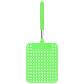Okuyonic Matamoscas para Interiores, matamoscas telescópico, fácil de vencer, Moscas y Mosquitos, Longitud Ajustable para Acampar en la Oficina para Eliminar Insectos(Verde)