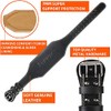 Jaffick Weight lifting Belt for 7MM Leather Pro Power Gym