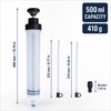 500ml Automotive Fluid Extractor Syringe Hand Pump with Hose