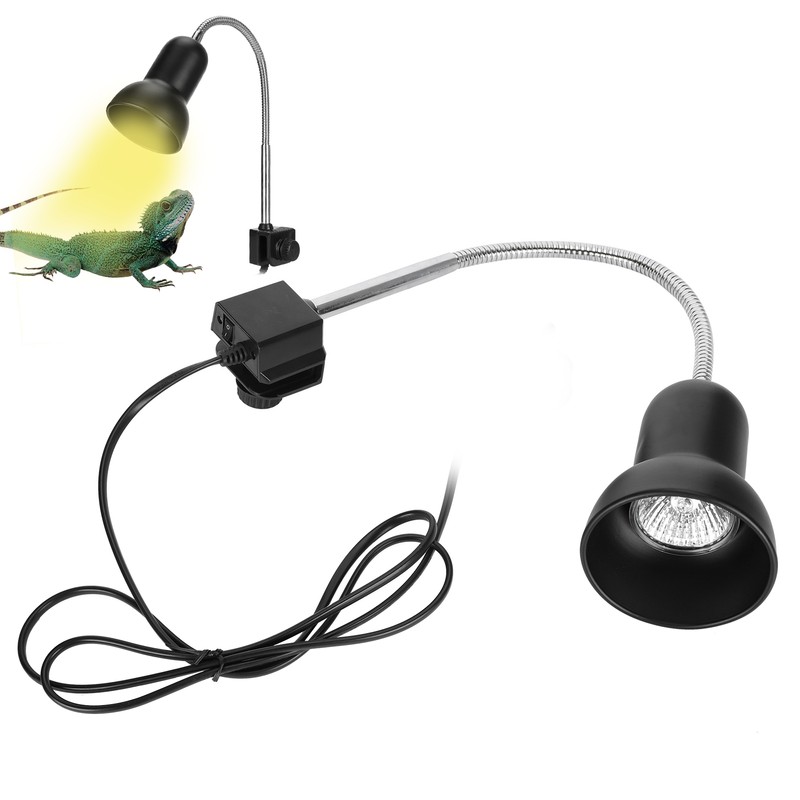 25W Reptile Heat Bulb Clamp Light Set 360 Degree Rotation