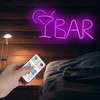 BAR Letters Shaped LED Neon Light Shop Signs Light for