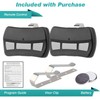 2 Garage Door Remotes for Genie Intellicode (GITR-3, 37517S)