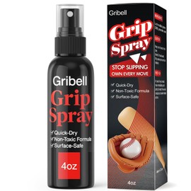 Sports Hand Grip Spray (4oz) - Grip Boost Restorer Spray for Football Gloves, Basketball Shoes Golf Grips Anti-Slip, Sweat-Proof Formula Traction Enhancer for Sports & Dance