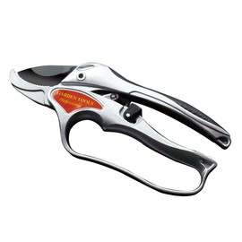 NUZAMAS Bypass Pruning Shears 8 inch SK-5 Steel Blade Gardening Hand Pruners Cutter Bush, Shrub & Hedge Clippers Garden Scissors Silver Colour