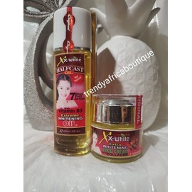 OMEK XX-WHITE HC Serum/Oil, .& Xx White FACE CREAM With Sunscreen