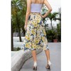 Abaadlw Maxi Skirts for Women with Pockets Long Midi Length