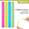 Belle Vous 24 Pack School Ruler - 30cm/11.81 inches -