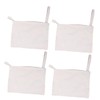 Baluue 4pcs Travel Makeup Pouch Canvas Bag Zipper Women Toiletry