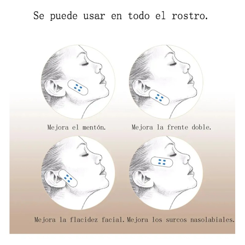 Cintas Lifting Facial Invisibles Moldeador Rostro