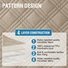 H.VERSAILTEX 100% Waterproof Sofa Covers for 3 Cushion Couch Modern
